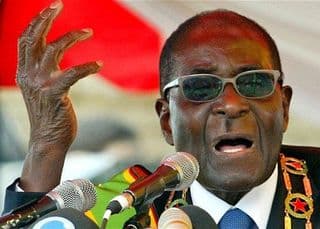 Robert Mugabe as Zimbabwe pres
