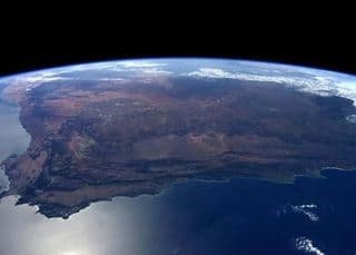 Pic of South Africa from space