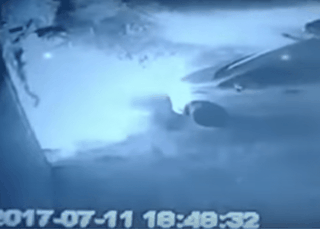 Watch: The horrifying moment t