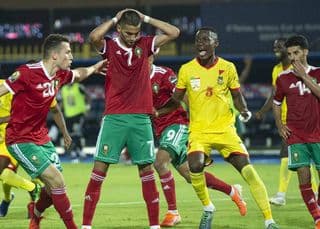 red card benin vs morocco
