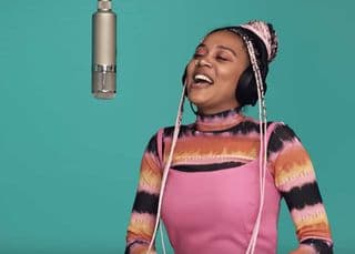 Sho Madjozi gets her groove on for her Colors music video recording of 'John Cena' Image via Colors - YouTube