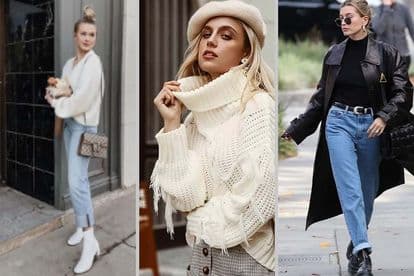 winter fashion collage
