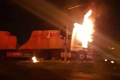 Truck torched KZN