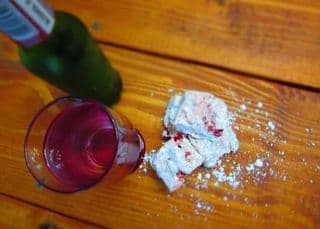 Recipe image for Pink Gin and Tonic Nougat