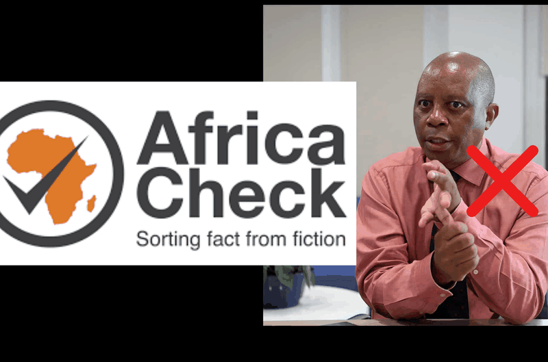 Africa Check debunks Mashaba’s