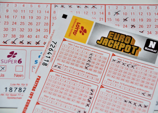 Lottery Lotto winning ticket