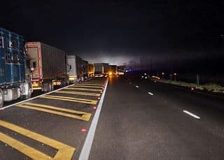 N3 truck driver protest