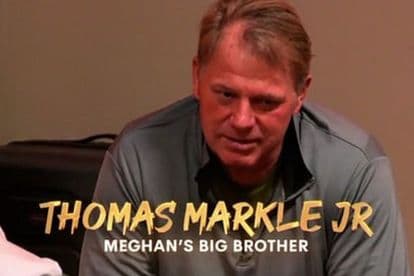 Thomas Markle shades Meghan in a scene from Big Brother VIP
