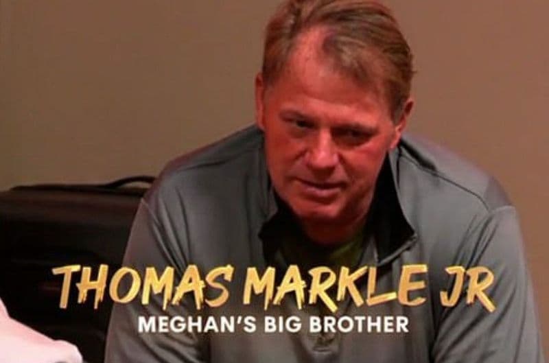 Thomas Markle shades Meghan in a scene from Big Brother VIP