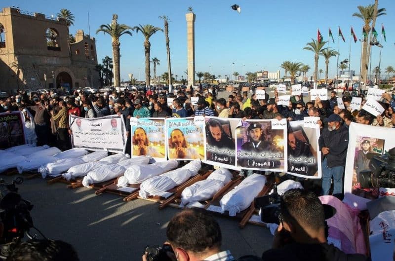 Libya mass graves reveal 25 mo