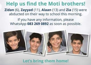 Latest: Still no word on the kidnapped Moti brothers