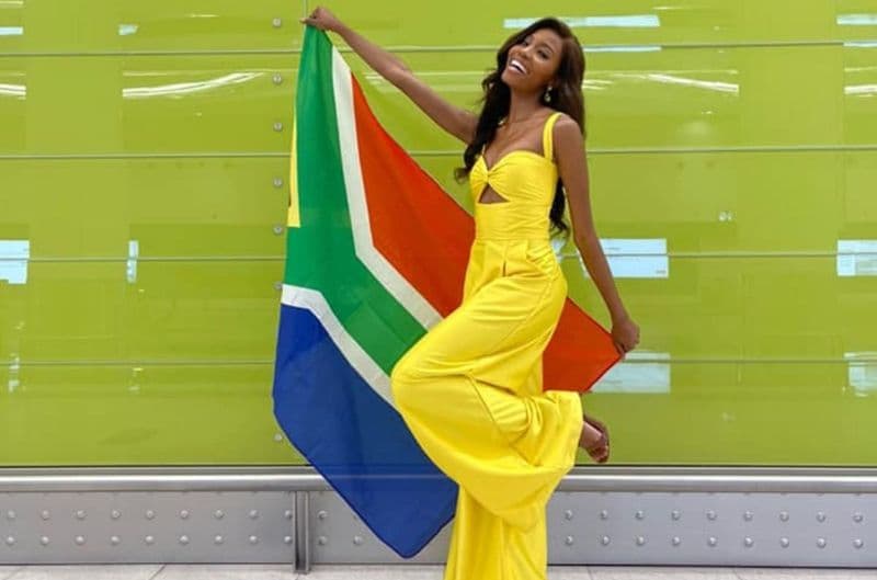 Lalela Mswane arrives in Israel for the Miss Universe pageant