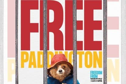 Paddington Bear is 'arrested'at London train station