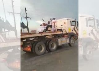 Truck wedding video goes viral
