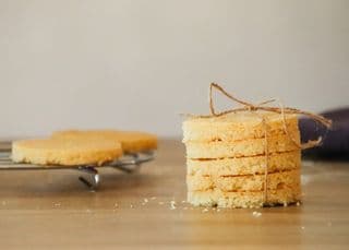 Golden Shortbread Biscuits