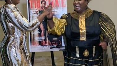 Mama Joy Chauke and Royal AM boss Shauwn Mkhize. Photo: @MamaJoy/Social Media
