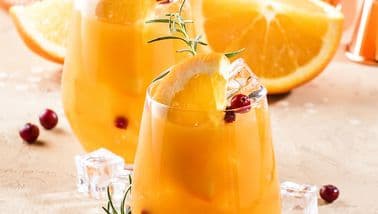 Orange and pineapple fruit punch