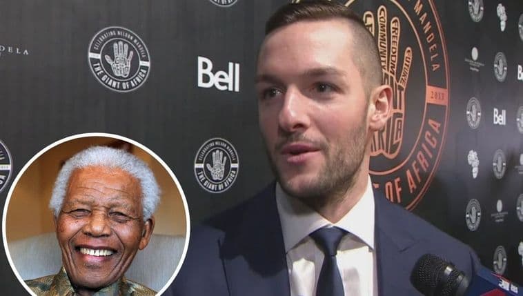 Jonathan Bernier referred to Nelson Mandela as “one of the most known athletes in the world”.