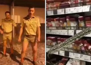 The ‘Amanikiniki’ dance challenge and the moment a snake was spotted in Woolworths is just some of the viral moments we reflect on in 2021. Image: Twitter/JuliusMalema/YouTube/Sunrise