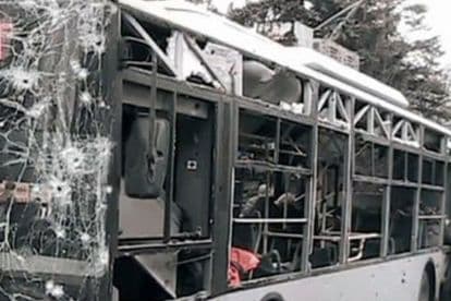 Thirteen Ukrainian Civilians were Killed in the Donetsk Bus Stop on this day