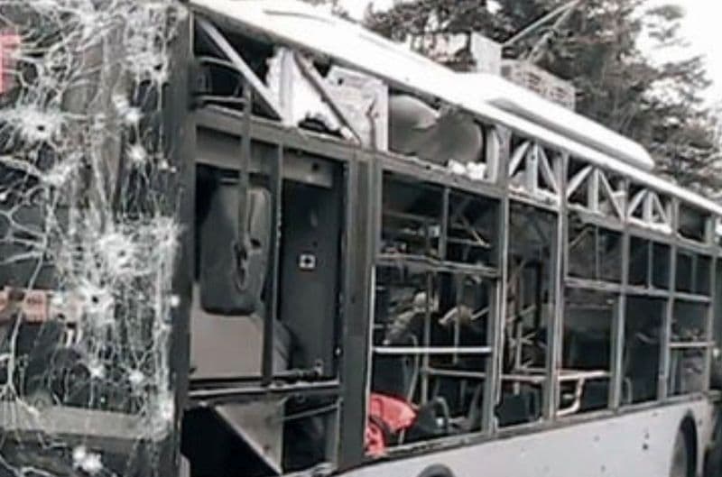 Thirteen Ukrainian Civilians were Killed in the Donetsk Bus Stop on this day