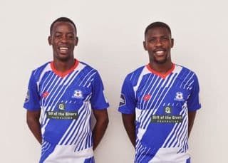 Maritzburg United unveil Nicholus Lukhubeni and Tumelo Njoti from Mamelodi Sundowns and Royal AM respectively. Photo: Maritzburg United