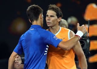 Rafael Nadal Novak Djokovic Australian -Open