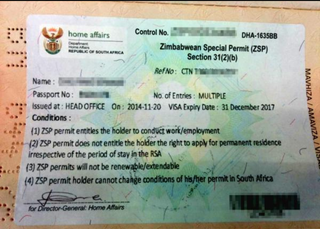 Zimbabwean work permits