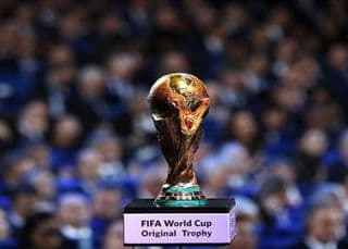 Soccer World Cup trophy