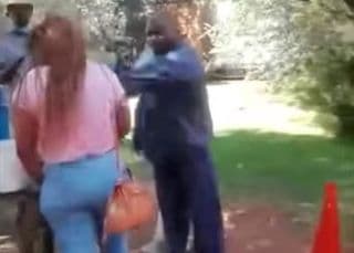WATCH: Disgraceful! Police clerk slapping woman - charged with assault