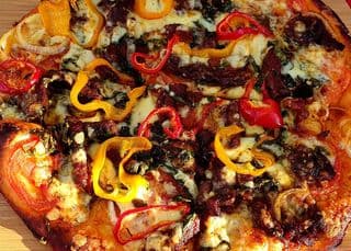 Beef pizza