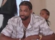 Tristan Thompson's reaction in a scene from The Kardashians premiere has tweeps amused.