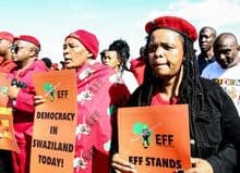 EFF eswatini phumzile van damme