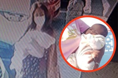Do you know this woman? She allegedly ran off with this baby