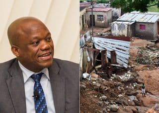 KZN floods, floods in KwaZulu-Natal, KZN Premier Sihle Zikalala, areas without water, pipeline repairs, temporary housing, displaced families