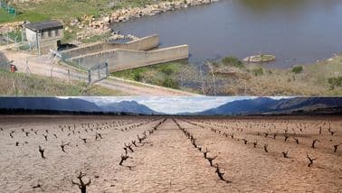 Western Cape, dam level, storage at dam, water storage, dropped by 2%, Water and Sanitation Department, water
