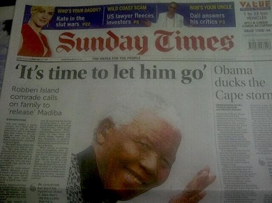 Sunday Times Mandela