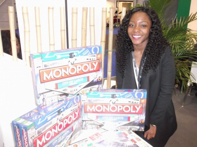 The representative for Nigeria, who is selling Monopoly sets in which the properties are in Lagos