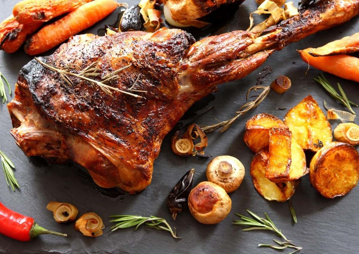 Turkish inspired Sunday roast lamb with a South African twist