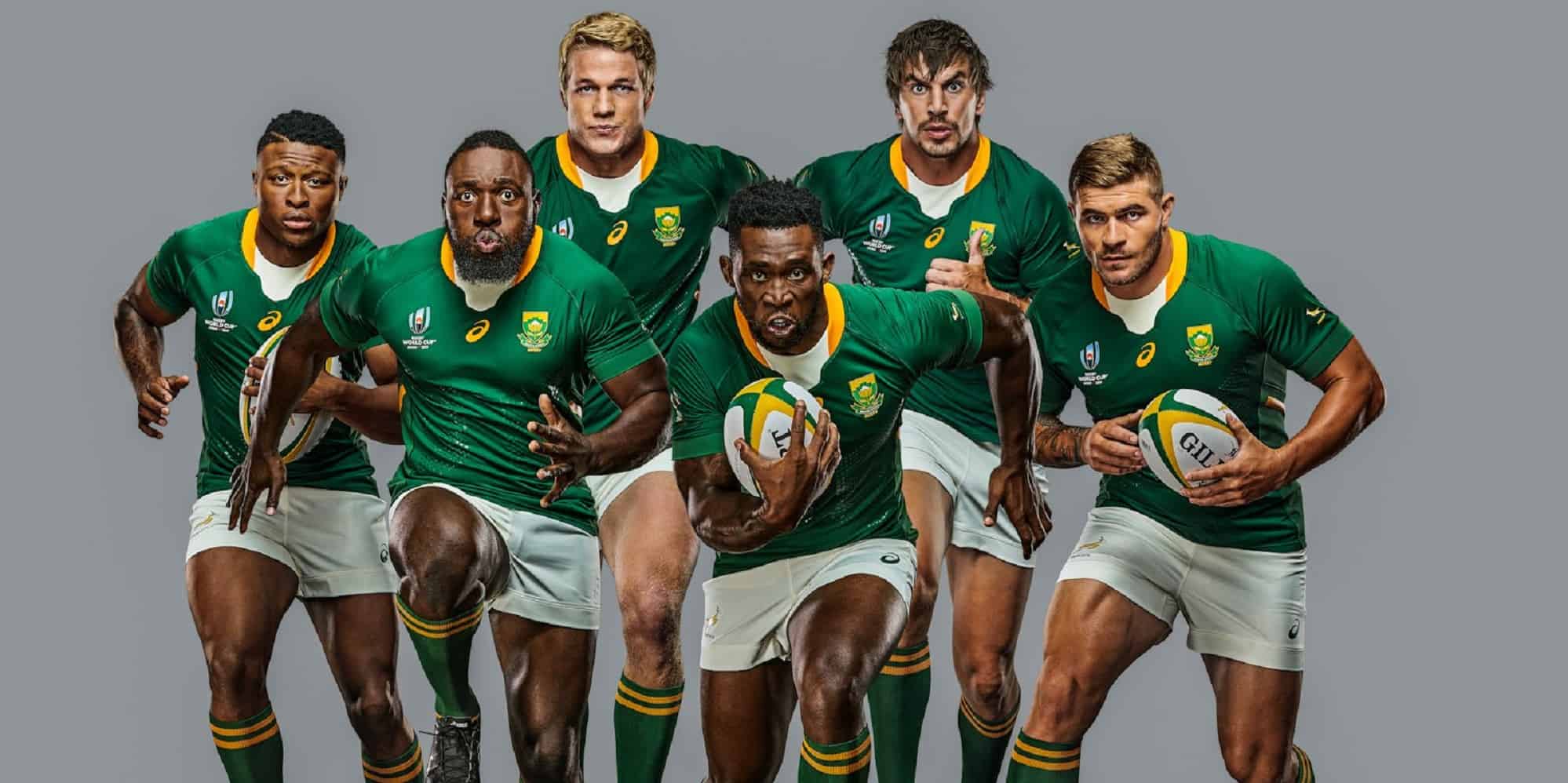 Springboks New kit launched for the 2019 Rugby World Cup [pictures]