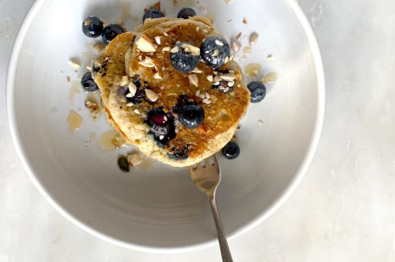 Lemon Blueberry American Pancakes Recipe